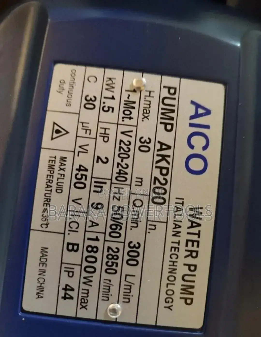 2hp Aico Booster Pump