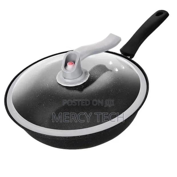 Non-Stick Aluminum Cookware Set With Glass Lids