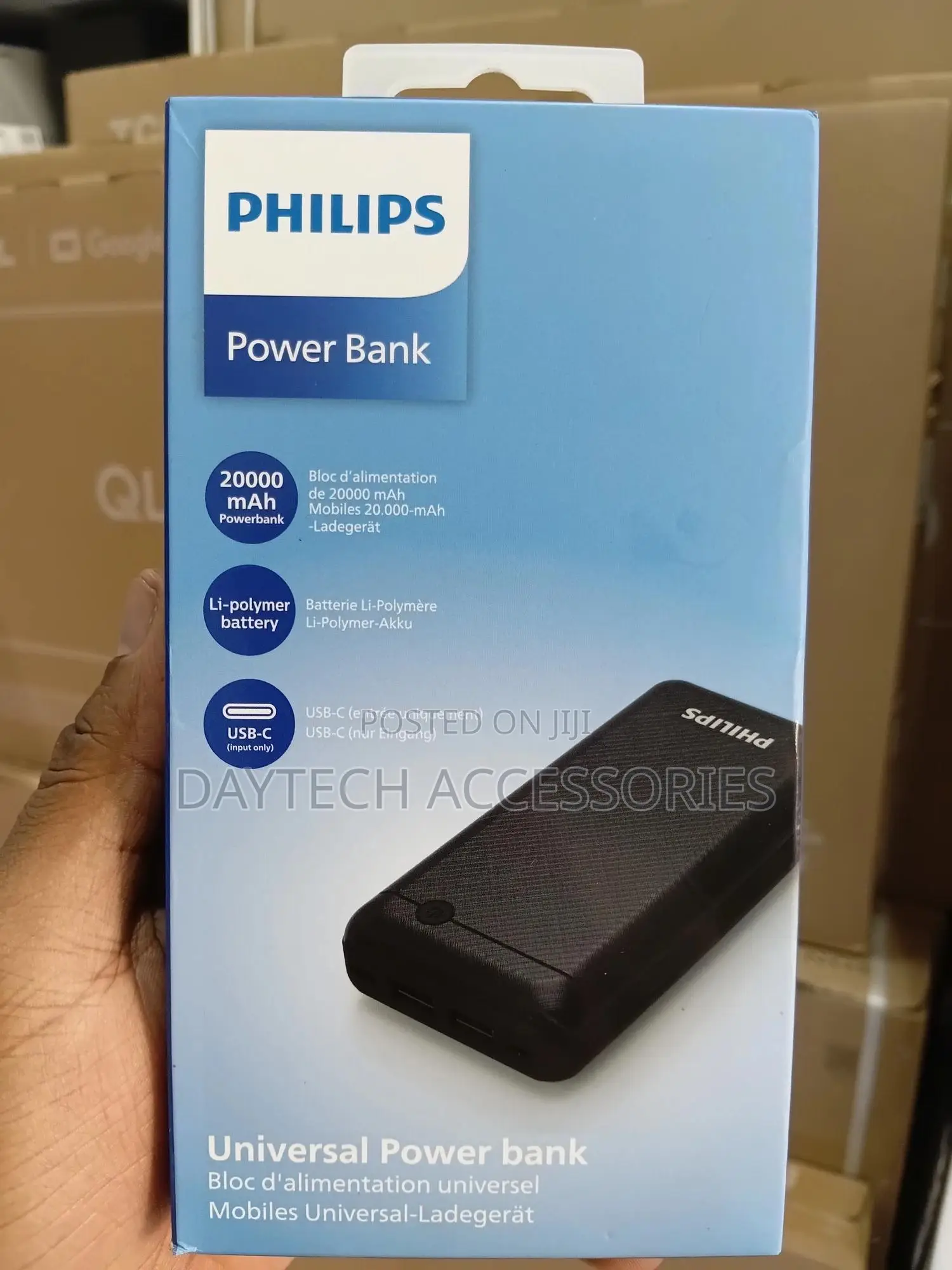 Philips Dlp1720cb Fast Charging Power Bank 20000mah
