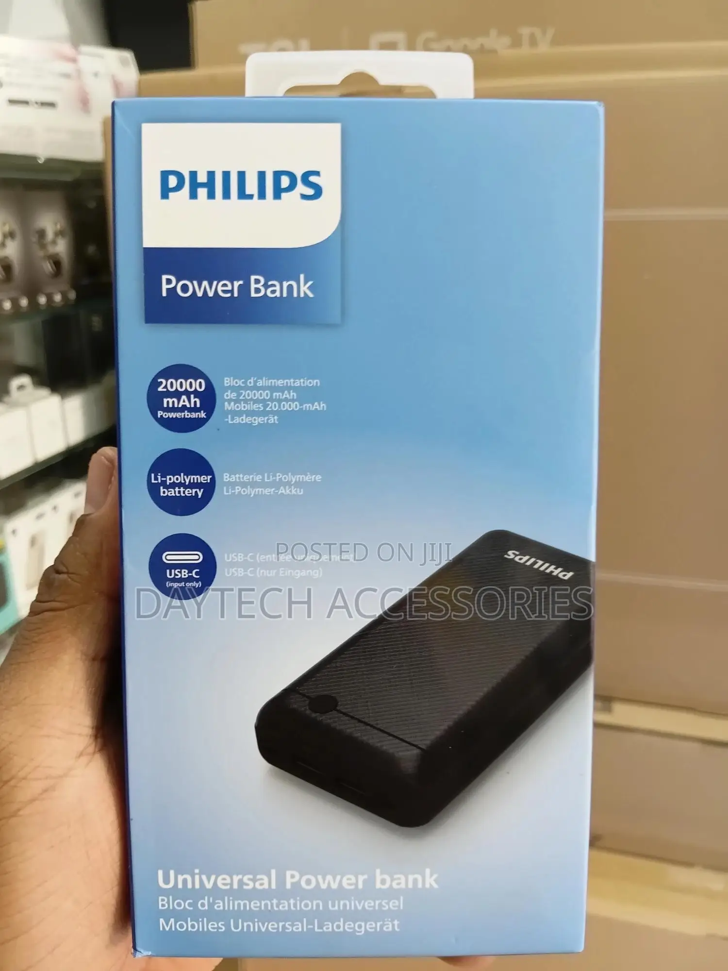 Philips Dlp1720cb/97 20000 Mah Power Bank (Lithium Polymer)