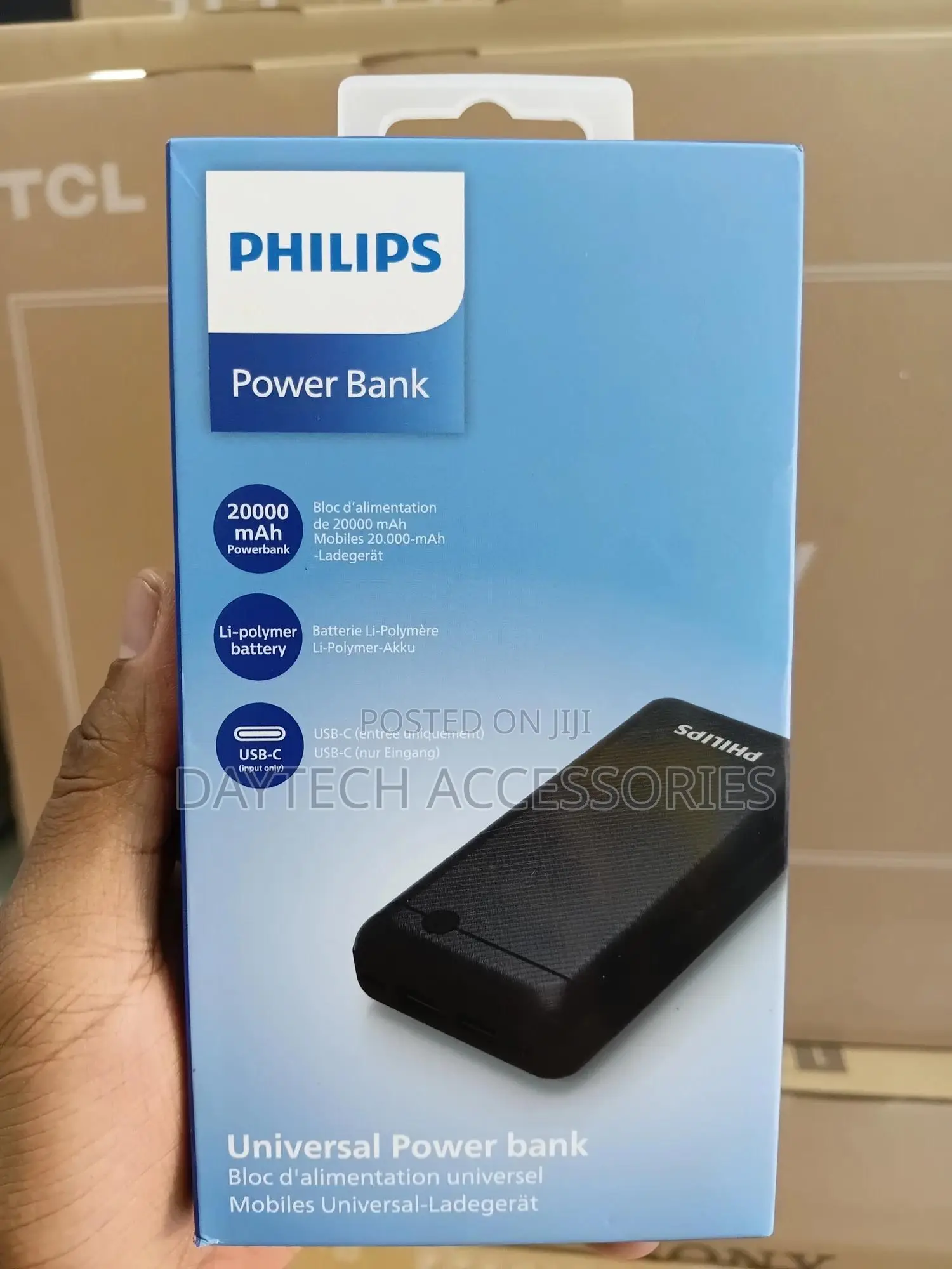 Philips Dlp1720cb/97 20000 Mah Power Bank (Lithium Polymer)