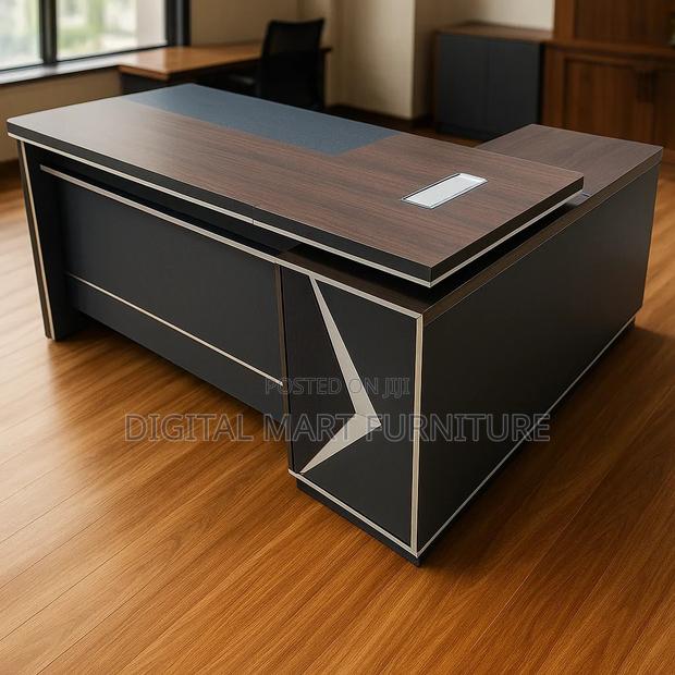 Office Desk;180cm L-Shaped Executive Office Desk - thumbnail 5