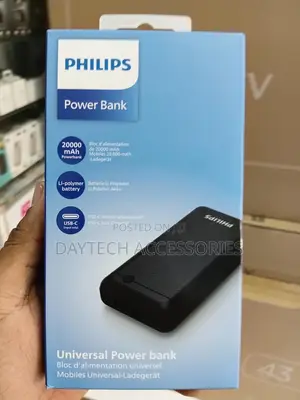 Philips Dlp1720 Cb 20000 Mah Powerbank - Black
