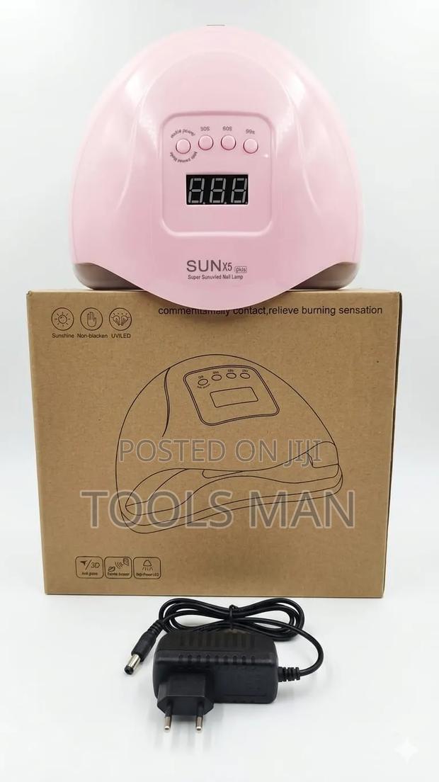 Sun X5 Plus Professional Uv Led Nail Lamp Gel Cure Light 80w Pink.