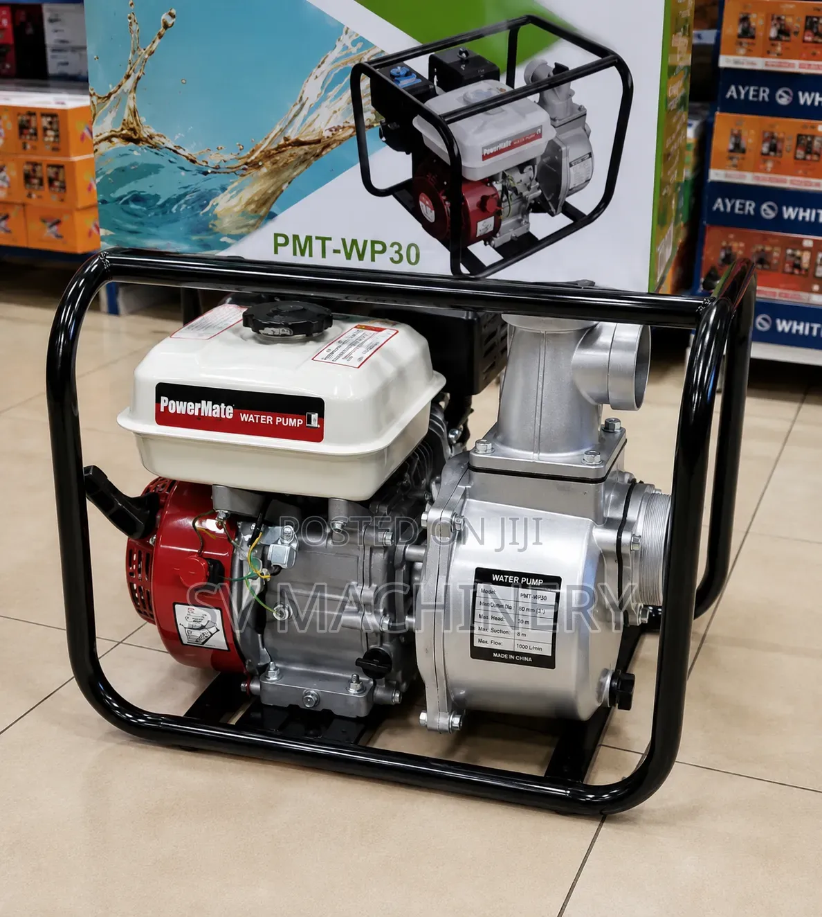 Heavy Duty 3" 7.5hp Petrol Water Pump (Powermate)