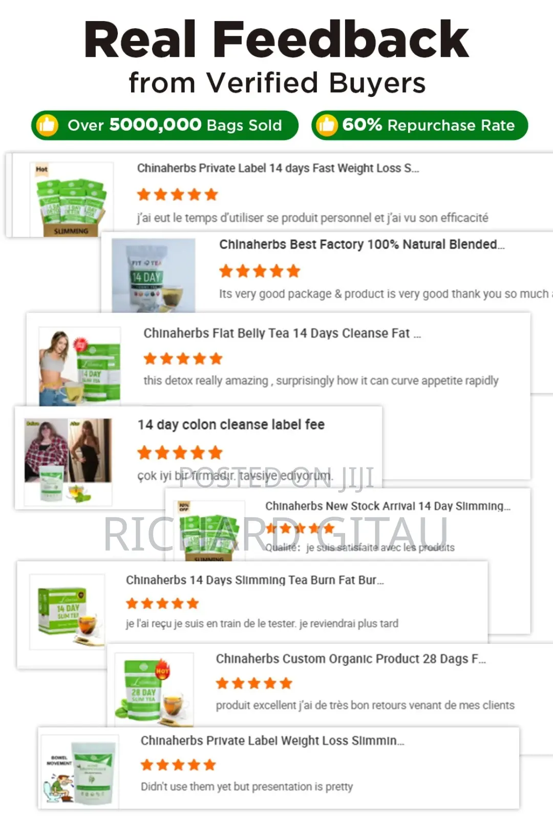14-Day Organic Premium Slimming Tea