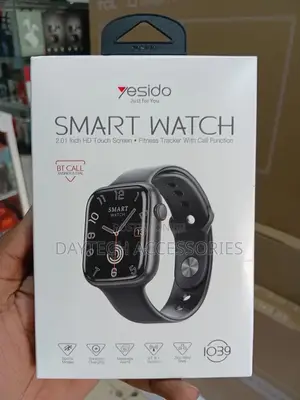 This Is a Yesido Io39 Smartwatch With a 2.01-Inch Hd Display - Black