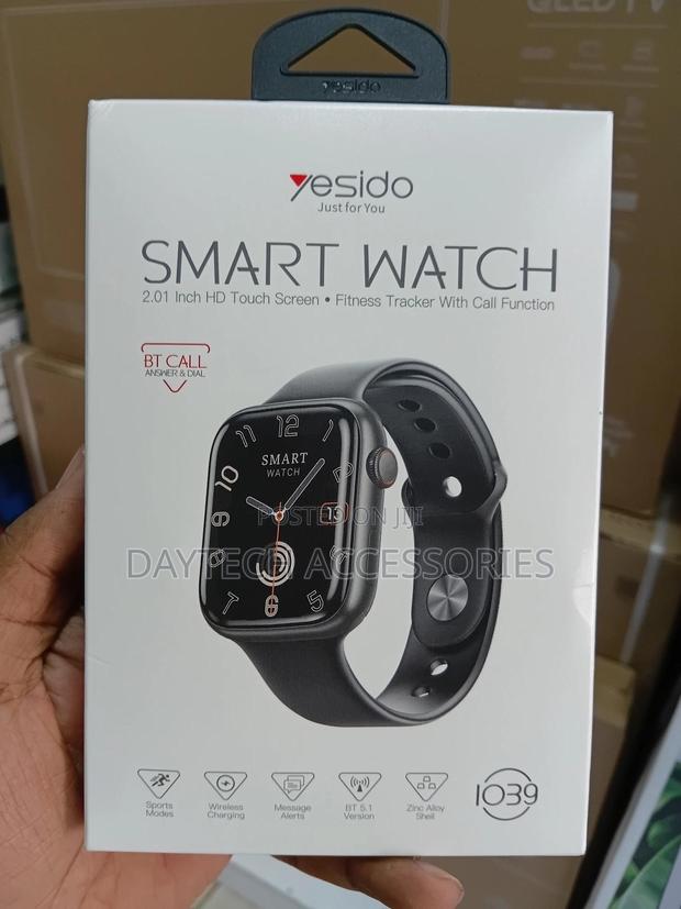 This Is a Yesido Io39 Smartwatch With a 2.01-Inch Hd Display - Black