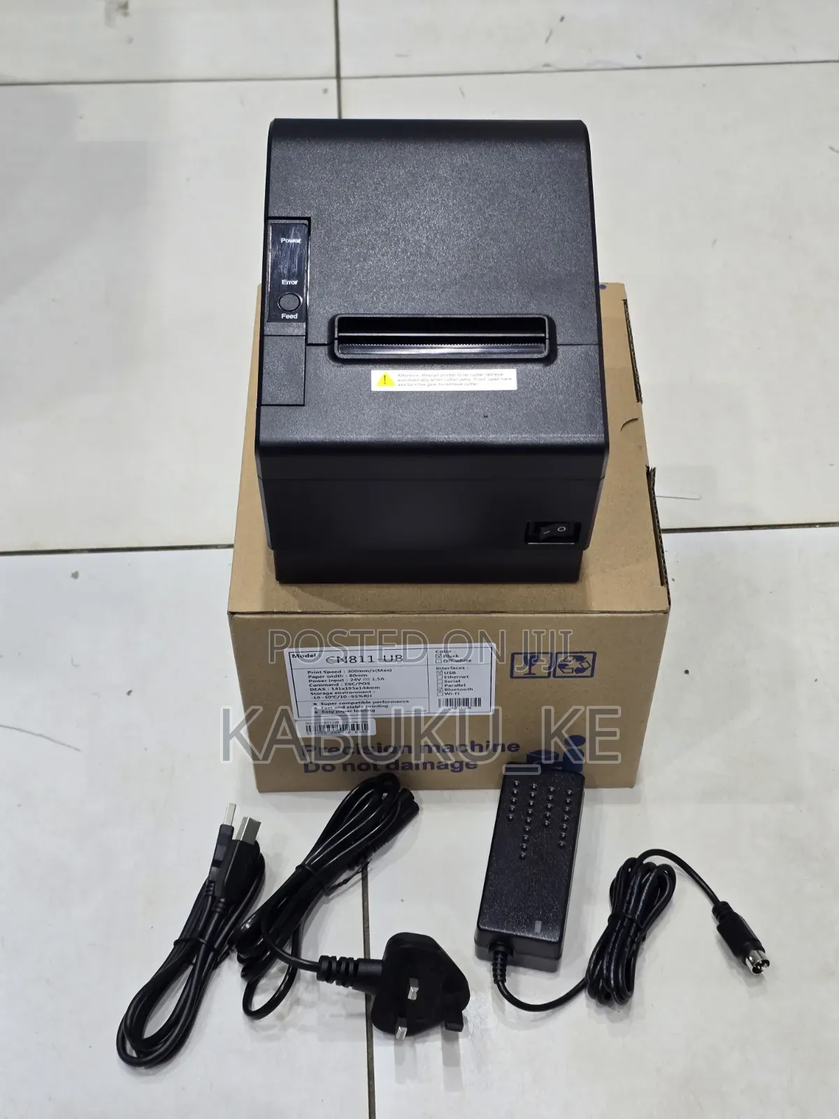 80mm Auto Cutter Thermal Receipt Printer Pos With Usb And Bluetooth