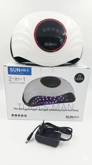 Sun Km-3 Uvled Pro Nail Lamp - 72 Leds Gel Polish Dryer.