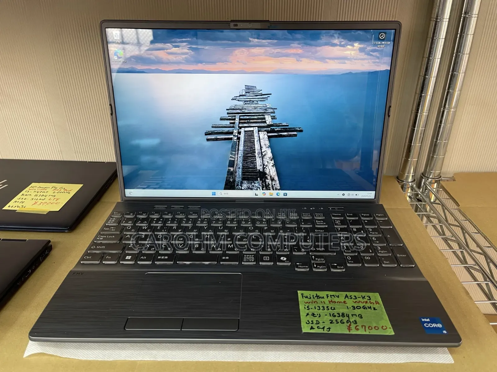 New Laptop Fujitsu Lifebook E736 8GB Intel Core i5 HDD 500GB