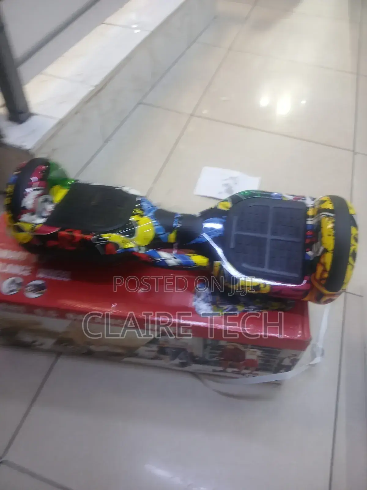 Off-Road Hover Board With Strong Tires and Led Lights