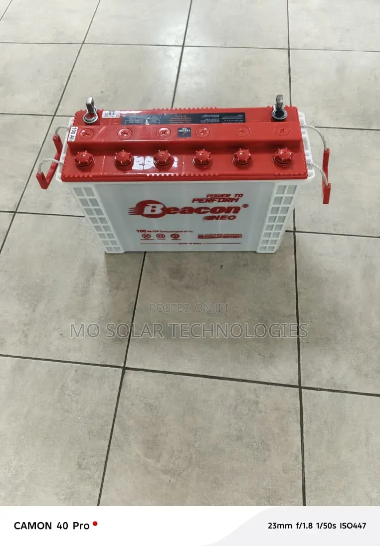 100ah 12v Beacon Tall Tubular Battery