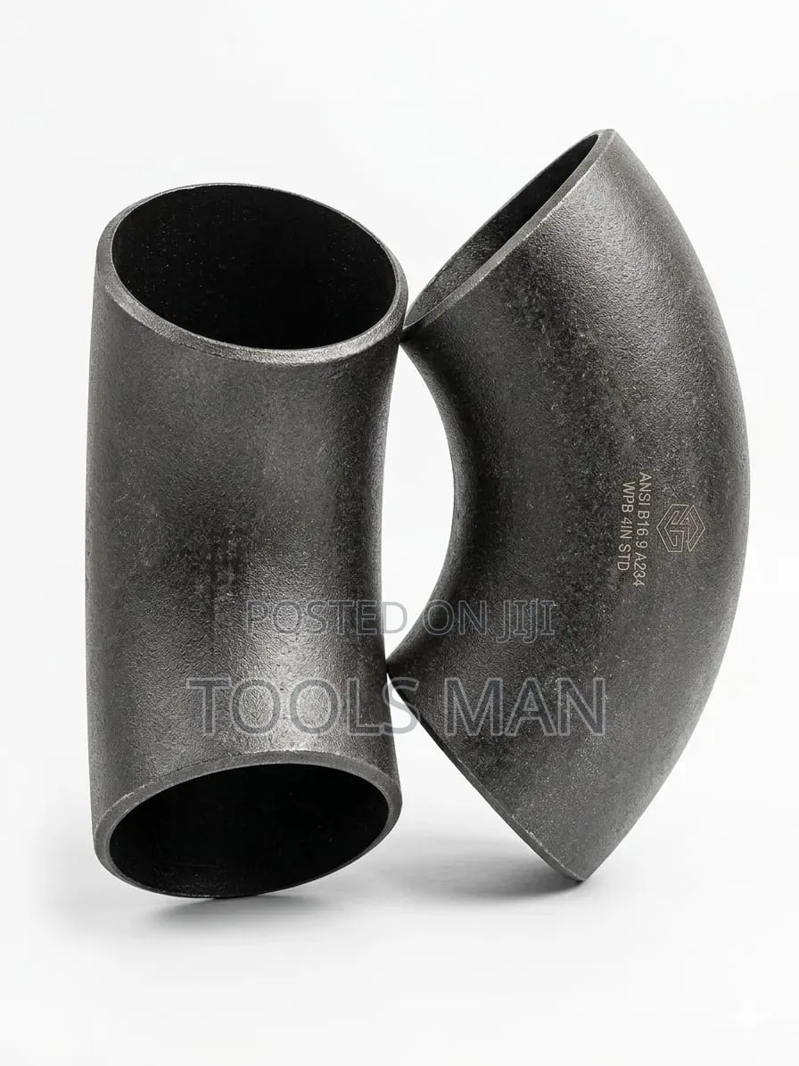 4 Inch 90 Degree Ansi B16.9 A234 WPB Carbon Steel Elbow Pipe Fitting.