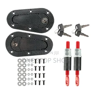 Universal Carbon Finish Hood Lock Latch Pin Kit