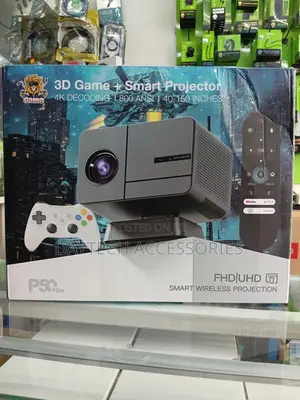 P50 Max Smart Projector + Gaming Console - Black
