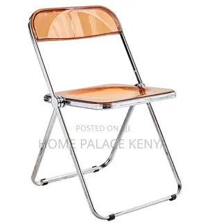 Acrylic Chair: Stackable Crystal Clear Folding Chair