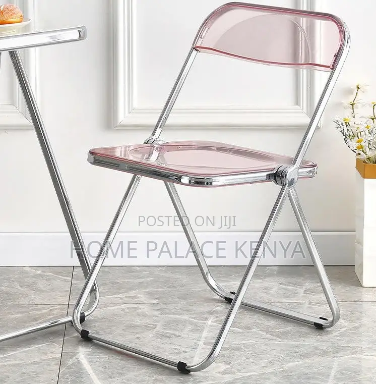 Acrylic Chair: Stackable Crystal Clear Folding Chair