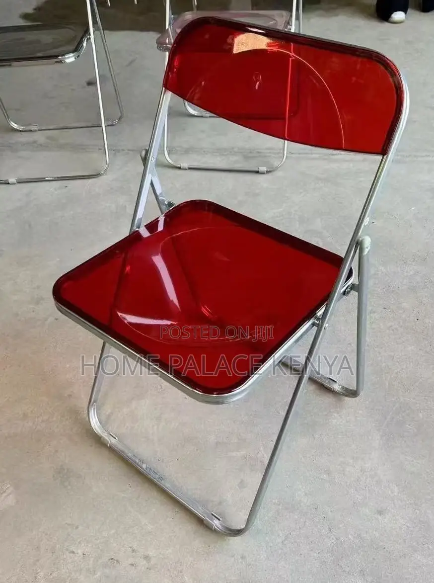 Acrylic Chair: Stackable Crystal Clear Folding Chair