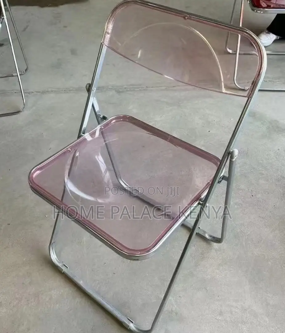 Acrylic Chair: Stackable Crystal Clear Folding Chair