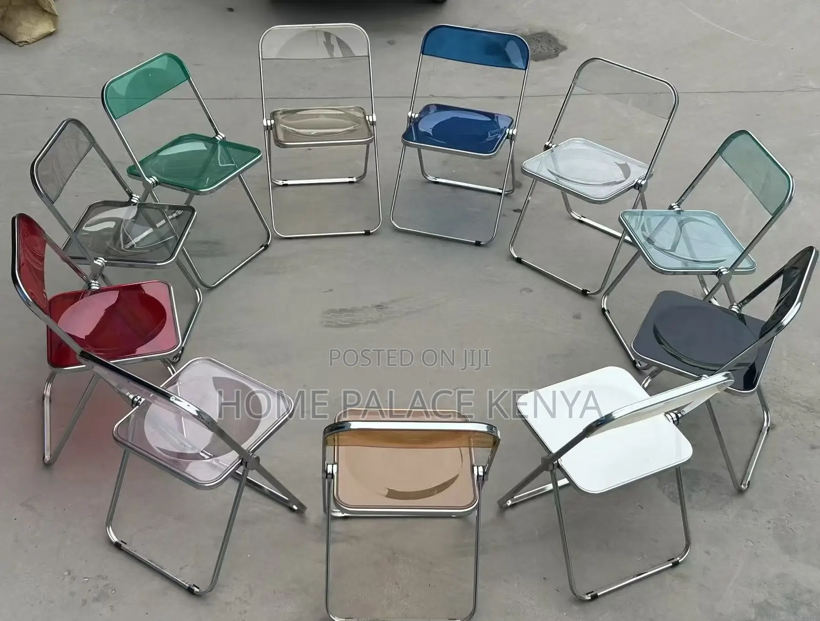 Acrylic Chair: Stackable Crystal Clear Folding Chair