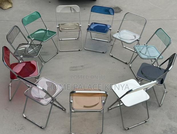 Acrylic Chair: Stackable Crystal Clear Folding Chair - thumbnail 14