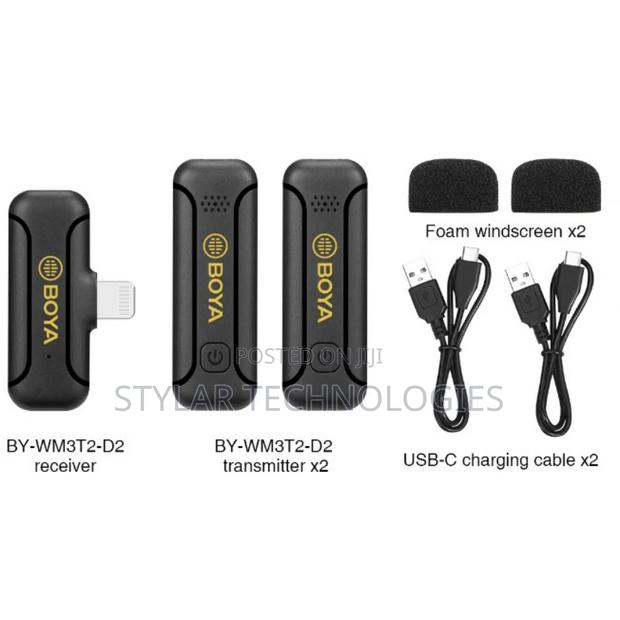 Boya by-Wm3t2 D2 Wireless Microphone for Ios Smartphones - thumbnail 2