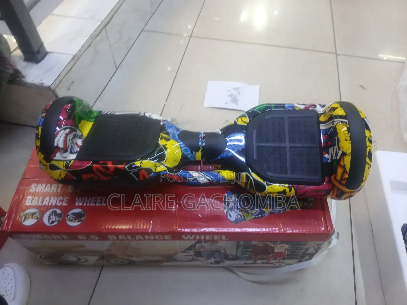Heavy Duty Hover Board Electric Ride With Bluetooth