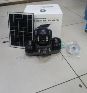 4g Solar Powered Triple Lens PTZ Surveillance Camera.