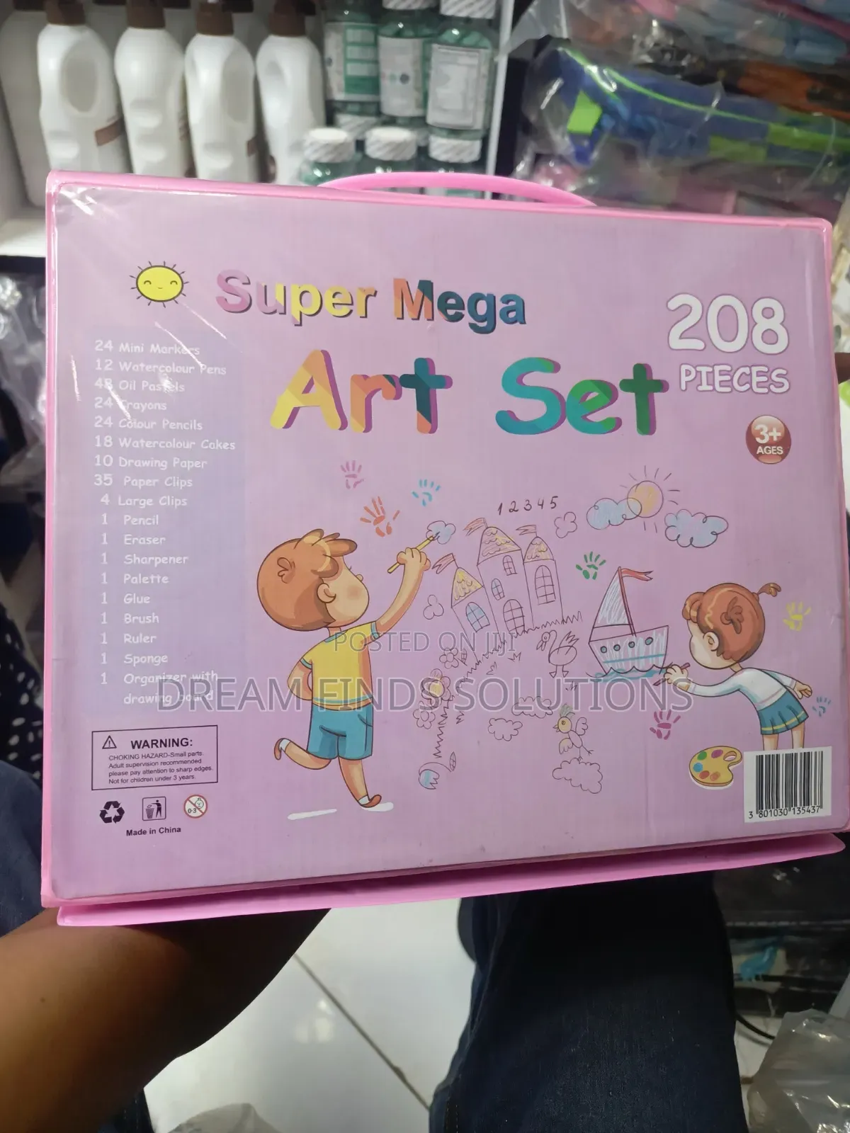 3+ Ages Super Mega Art Set 208 Pieces