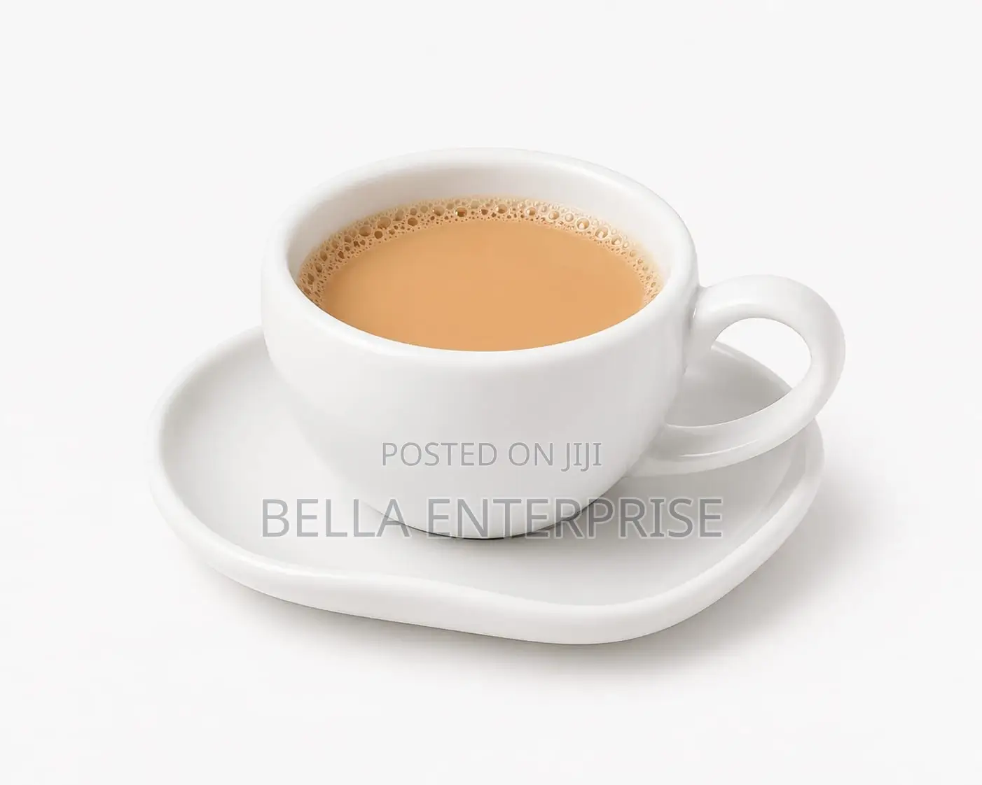 Sleek, Stylish and Elegantly Uniquea Set of 6 Cups and 6 Saucers
