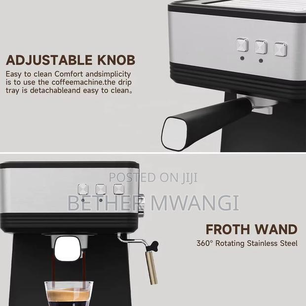 19bar Electric Expresso Machine With Steam Wand in Kenya - thumbnail 4
