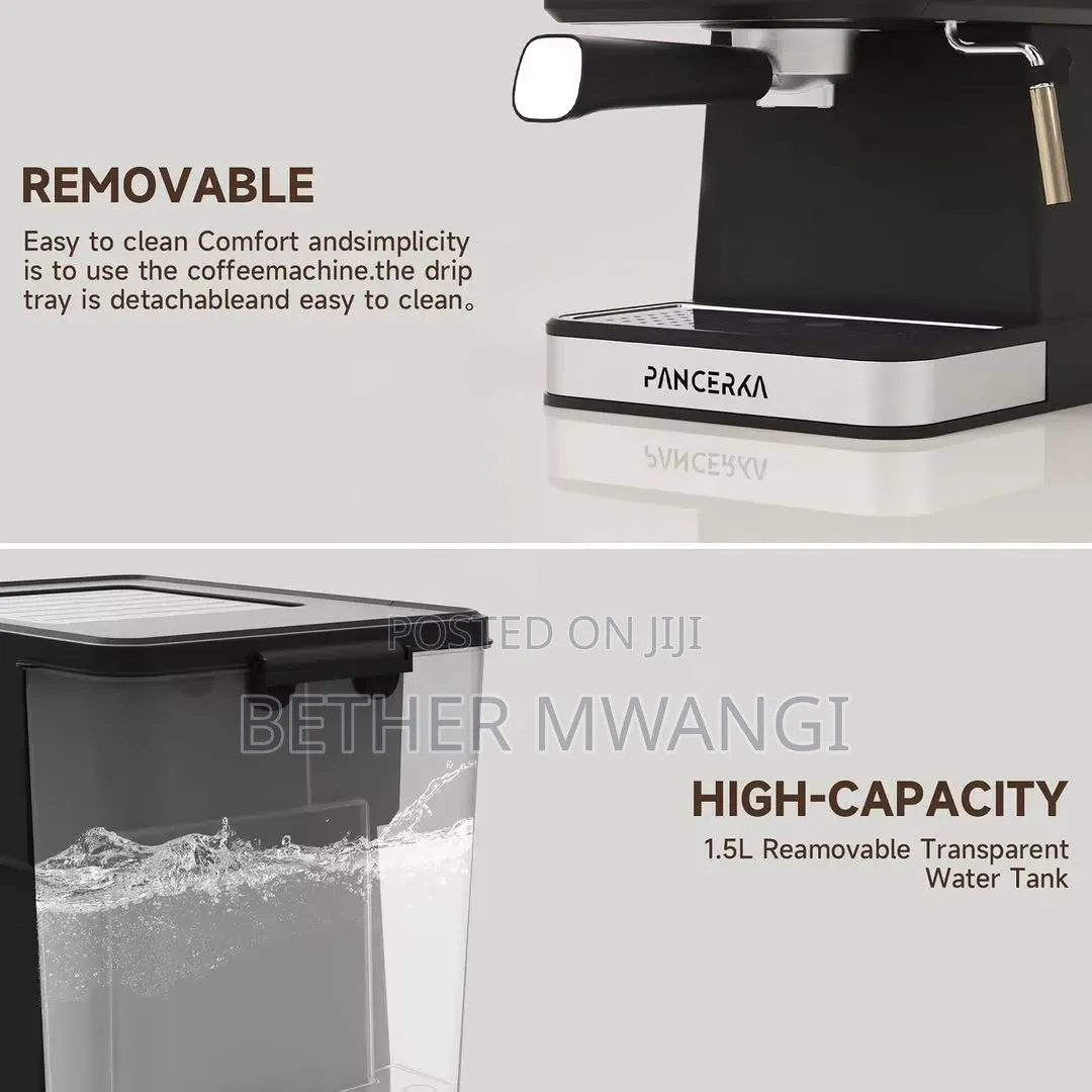 19bar Electric Expresso Machine With Steam Wand in Kenya