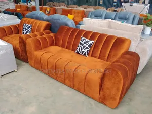 Modern 3-Seater in Orange