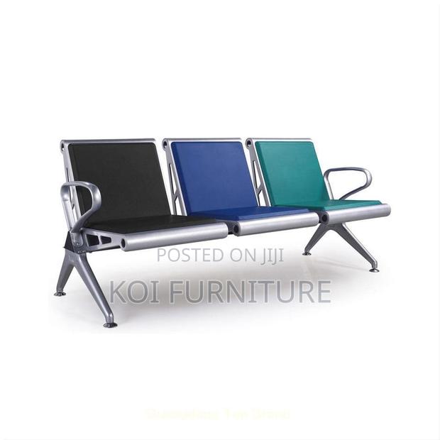 Office Benches; Three Link Reception Seaters Benches - thumbnail 3