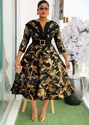 Designer Blackgold Skater Dress