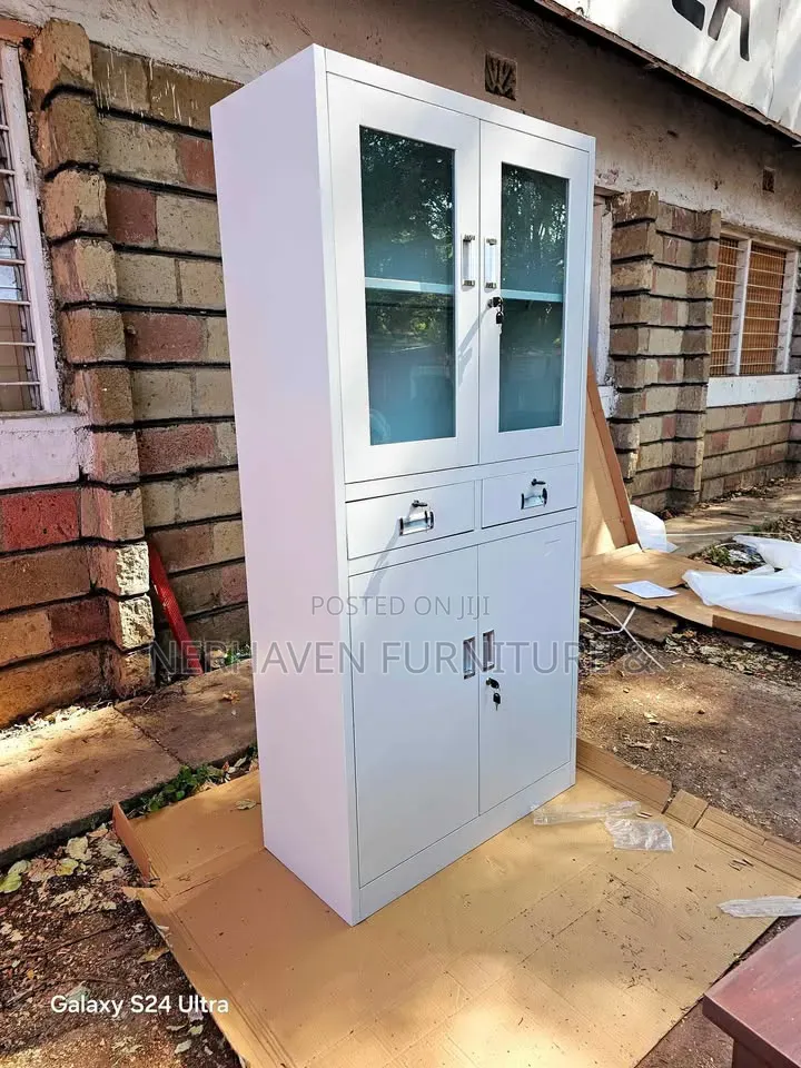 Half Glass Filling Cabinet
