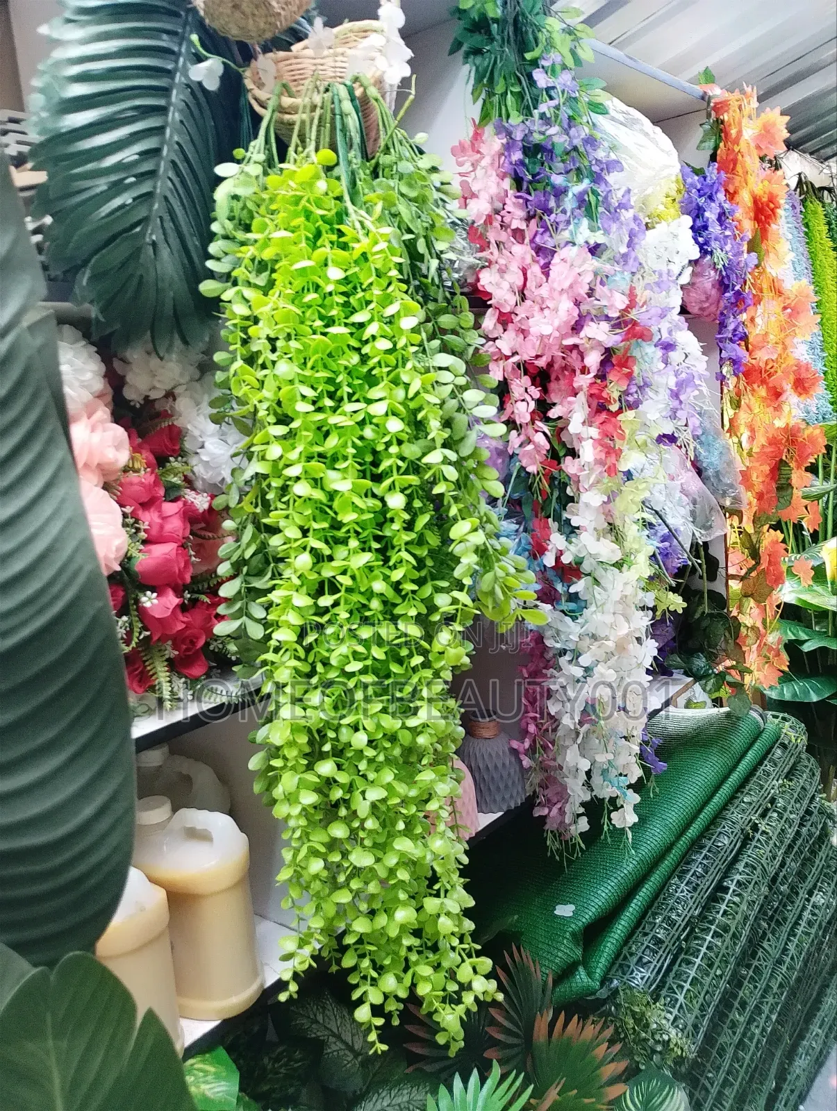 Artificial Decorative Flowers Available.
