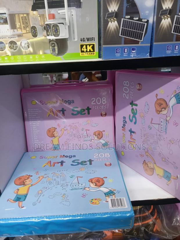 3+ Ages Art Set 208 Pieces Supermega - thumbnail 2