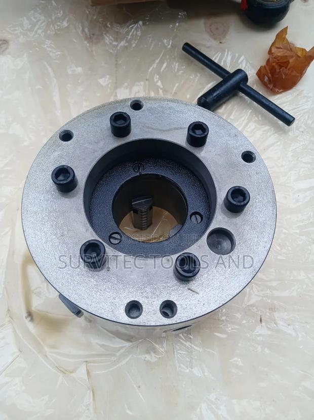 8 Inch 3-Jaw Self Centering Lathe Chuck With Back Plate - thumbnail 2