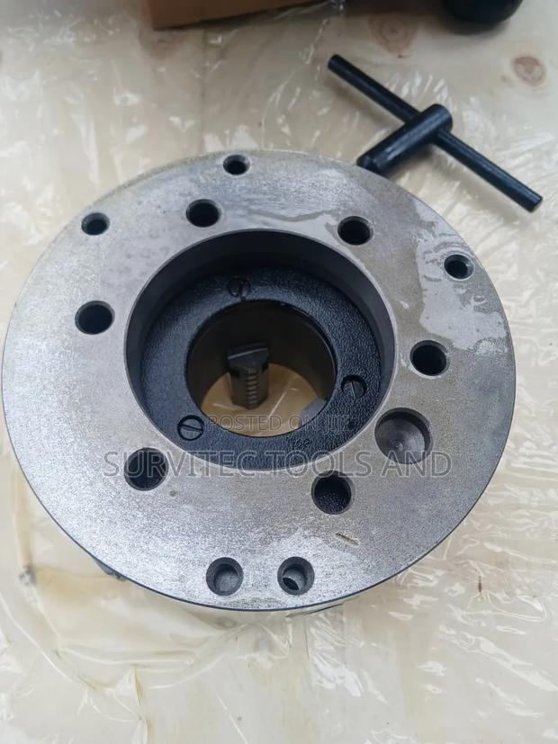 8 Inch 3-Jaw Self Centering Lathe Chuck With Back Plate - thumbnail 3
