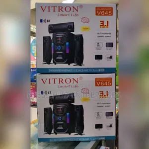 Vitron V645 Sub Woofer Sound System -Bt/Usb/Fm 10,000 Watts