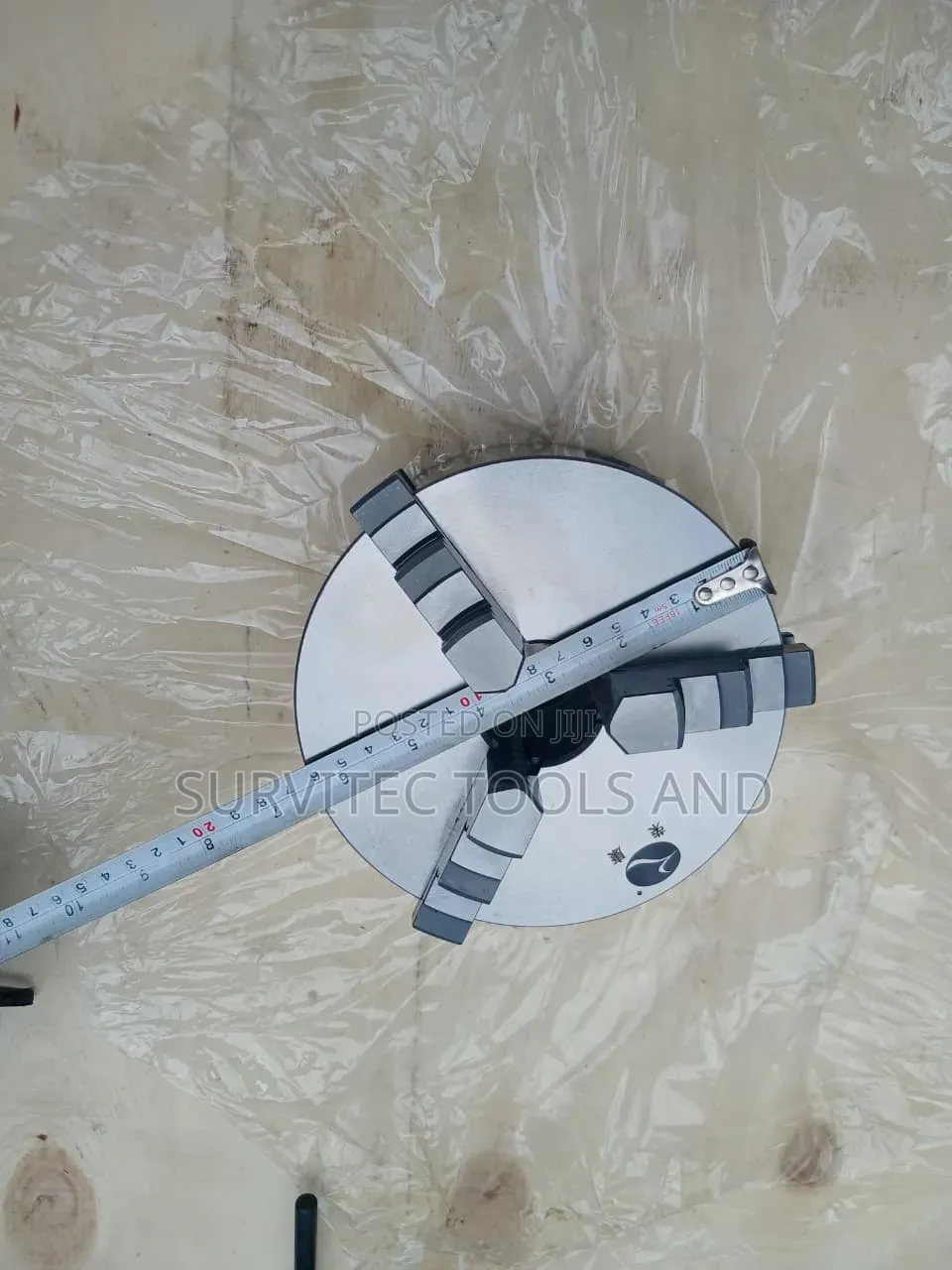 6 Inch 3-Jaw Self Centering Lathe Chuck With Back Plate