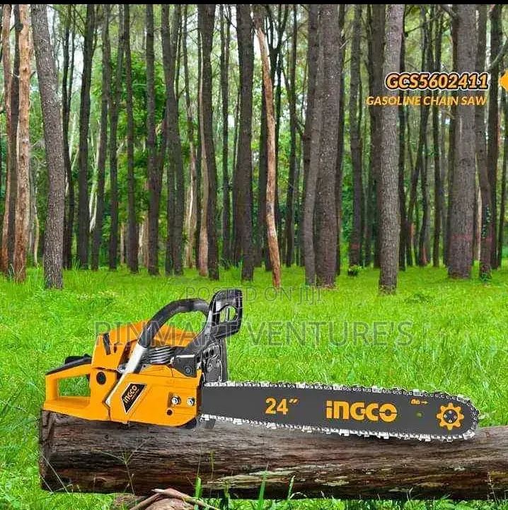Ingco Gasoline Chain Saw 24"