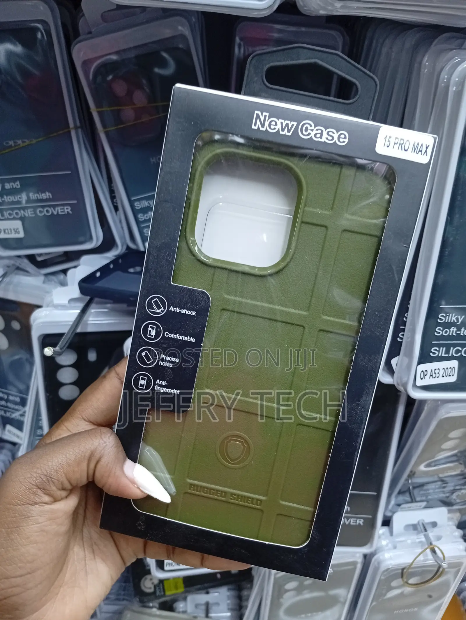 iPhone 15 Pro Max Tactical Aesthetic Magazine Patterns Case