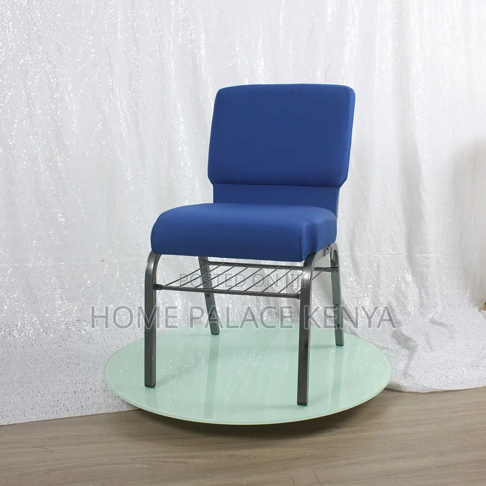 Event Chair:Upholstered Event Chair With Metal Frame