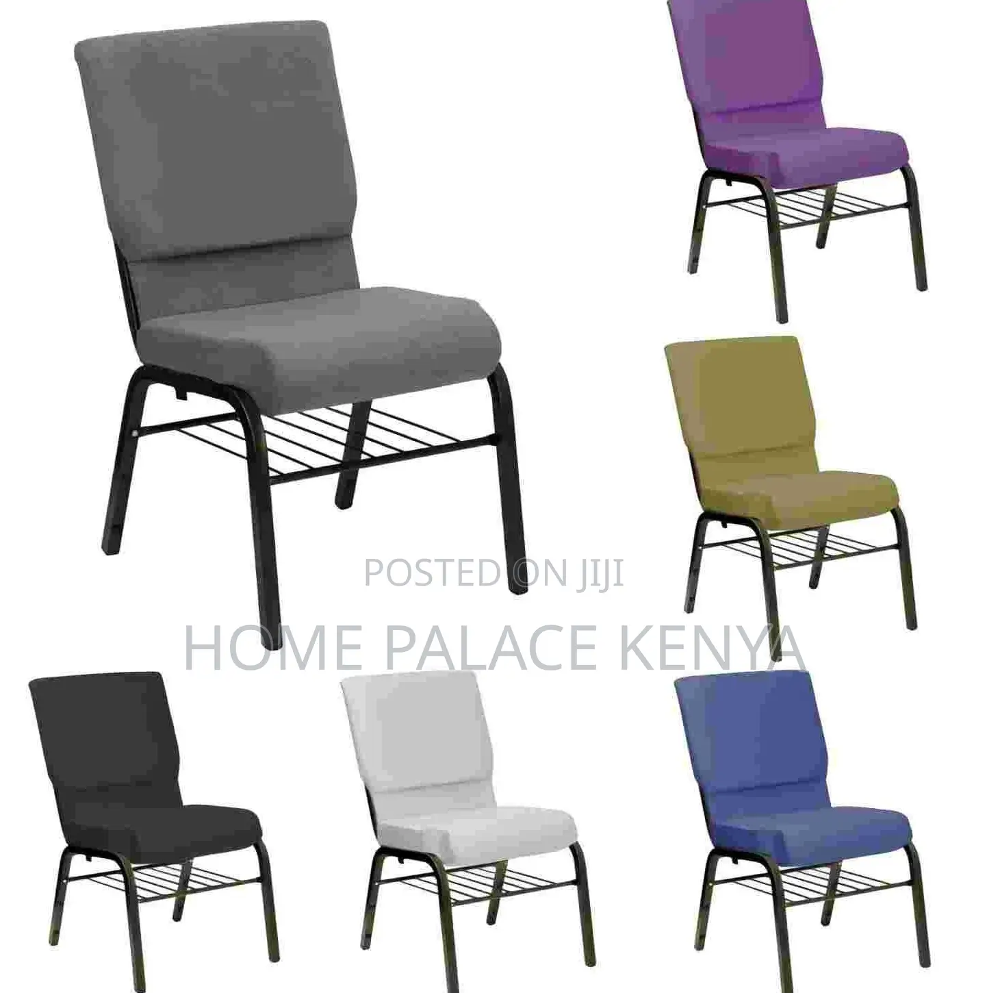 Event Chair:Upholstered Event Chair With Metal Frame
