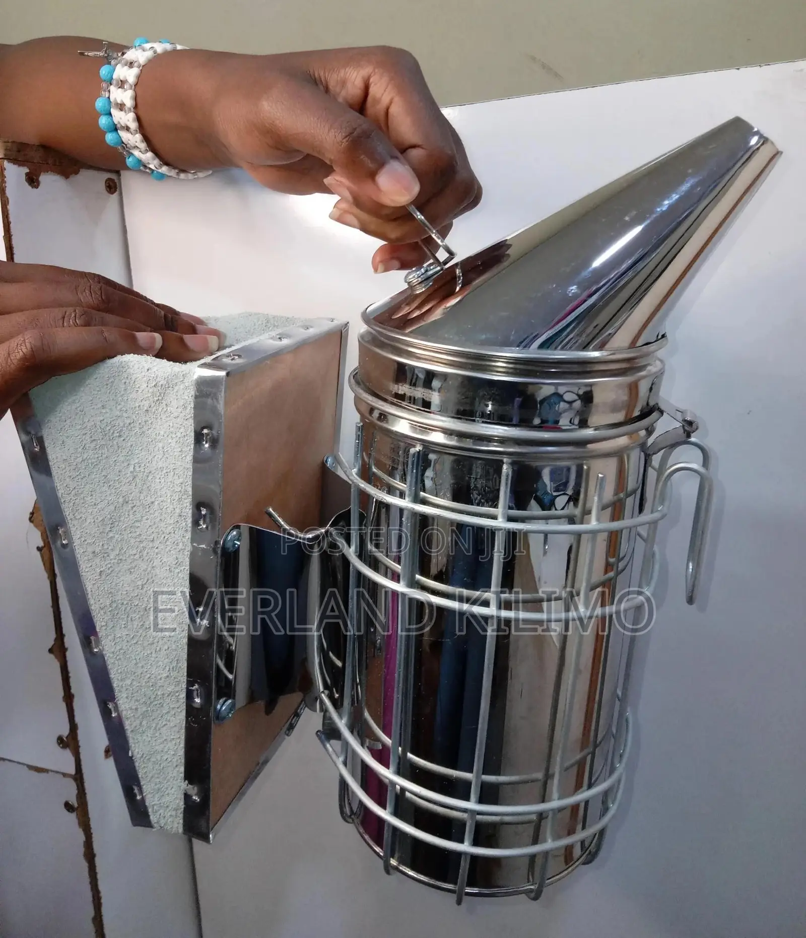 Stainless Honey Bee Smoker