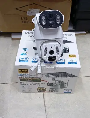 Ubox Wifi Solar Powered Dual Lens Camera - Hd Wireless CCTV System
