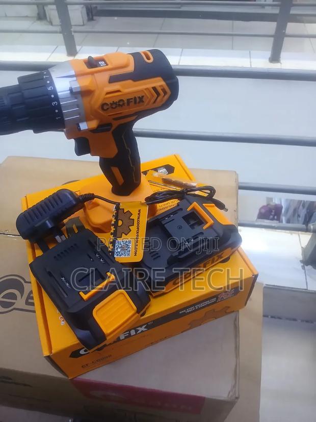 Portable Coofix 20v Electric Drill Set for Home Workshop